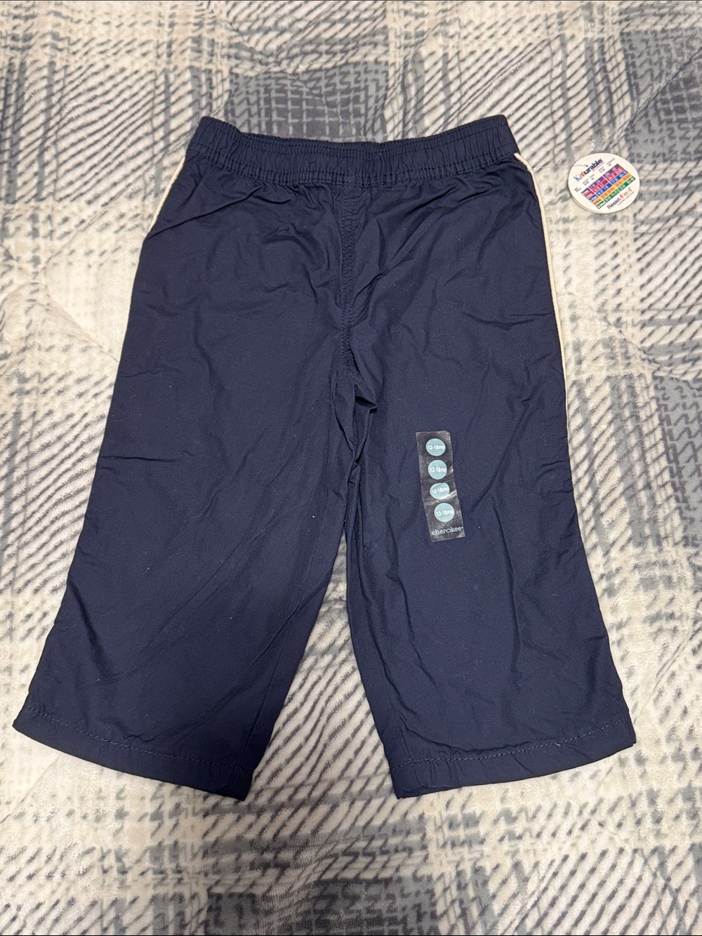 NWT Kids Navy Active Pull-On Lined Bottoms